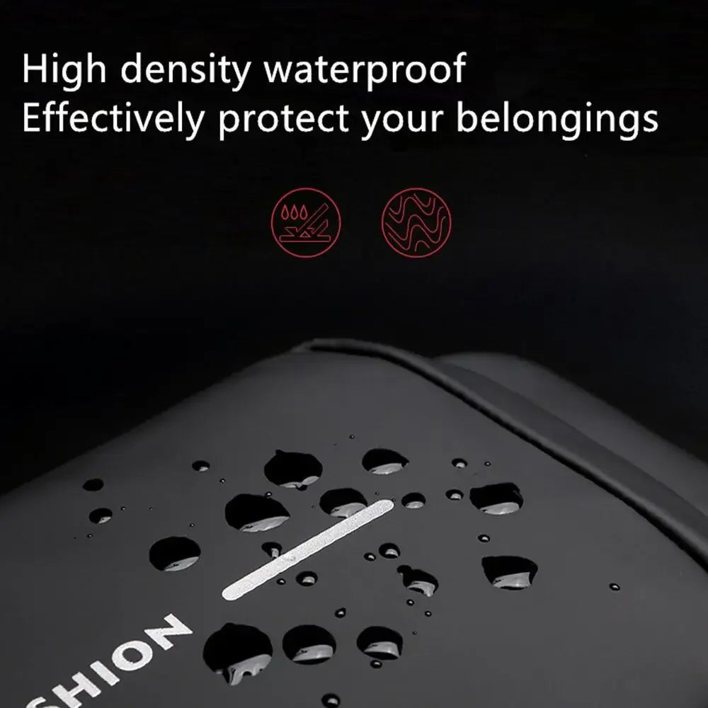 Blue &amp; Brown | Multifunction Anti-Theft USB Charging Crossbody Shoulder Bag | Stylish, Secure &amp; Ready for Adventures