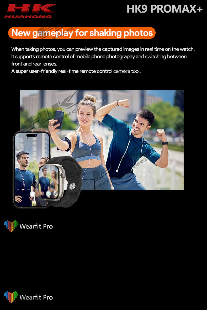Hk9 Pro Max+ Plus Smart Watch – Starlight Color