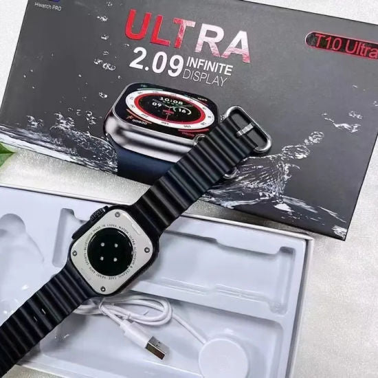 T10 Ultra 2 Smart Watch | 2.19 Infinite Display | Real Screws | Straps Lock | 49MM Dial Size - AVORA