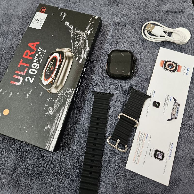 T10 Ultra 2 Smart Watch | 2.19 Infinite Display | Real Screws | Straps Lock | 49MM Dial Size - AVORA