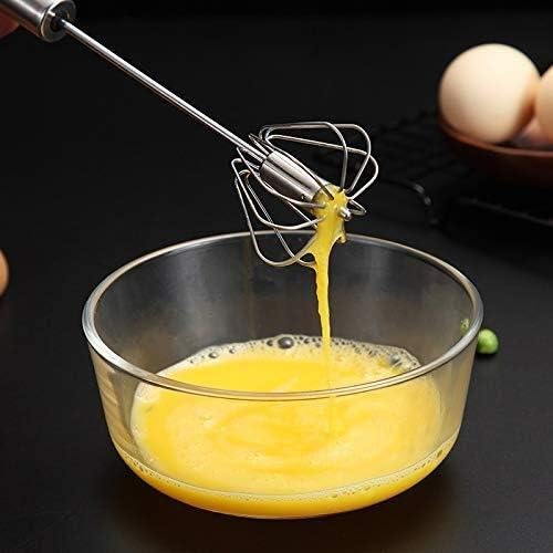 Hand Pressure Semi-automatic Egg Beater  Kitchen Accessories Tools Self Turning Cream Utensils Whisk Manual Mixer