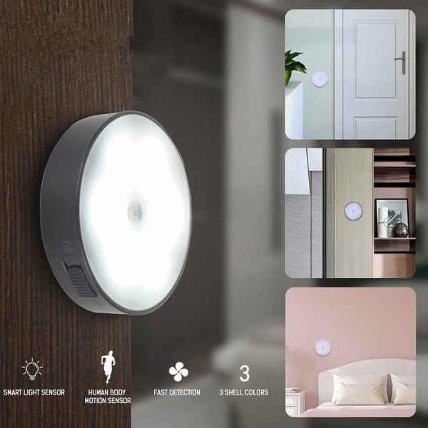 Intelligent Motion Sensor LED Light - USB Rechargeable & Adjustable - AVORA