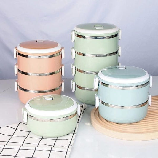 Stainless Steel Lunch Box Food Container (random Color)