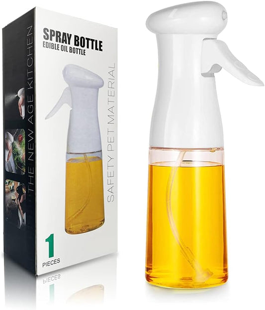 Plastic Glass Kitchen Cooking Spray Bottle |200 ML | BBQ Olive Oil Sprayer & Vinegar Spray Bottle - AVORA