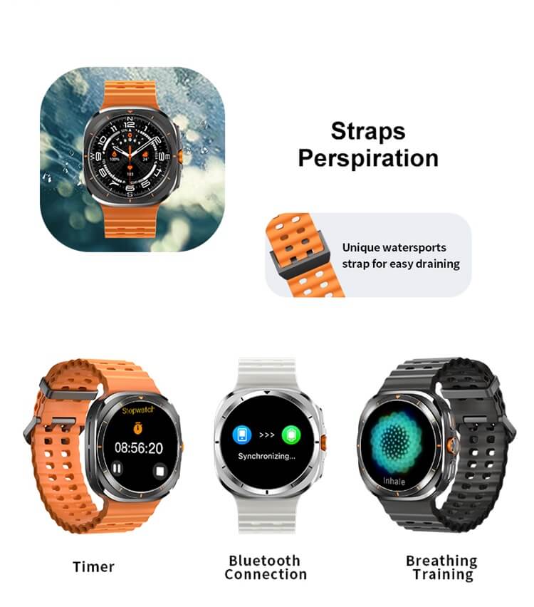 Tf7 Ultra Metal Body Smart Watch (random Color)