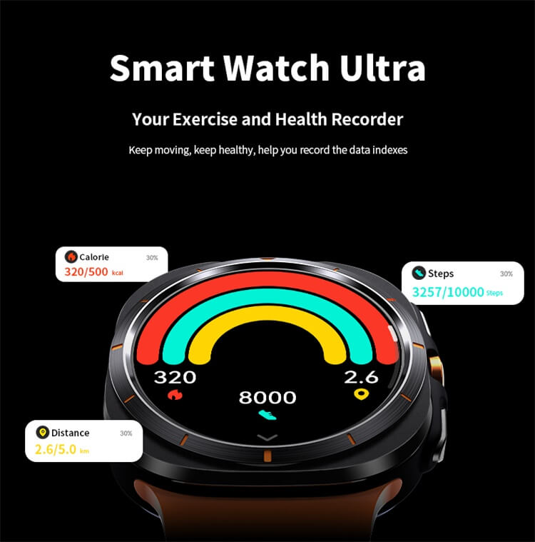 Tf7 Ultra Metal Body Smart Watch (random Color)