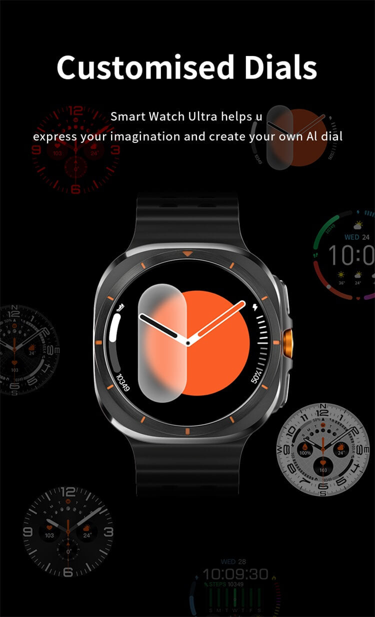 Tf7 Ultra Metal Body Smart Watch (random Color)